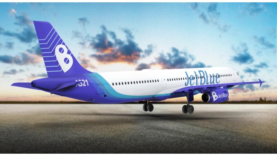 Jet blue branding