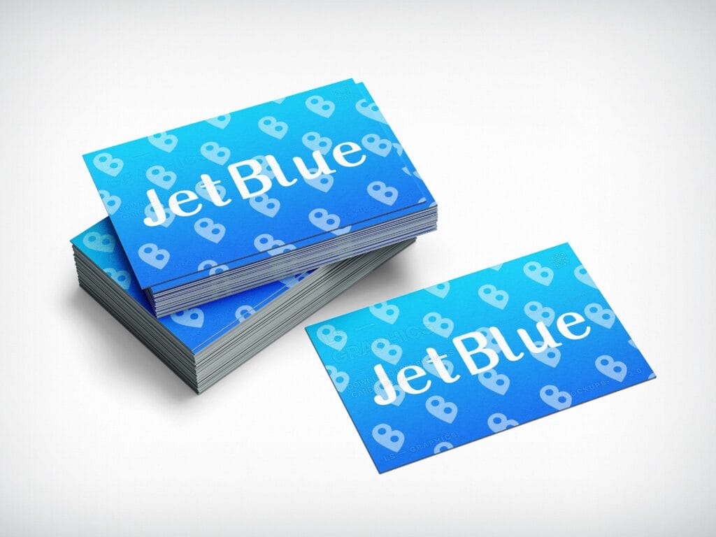 Jet blue branding