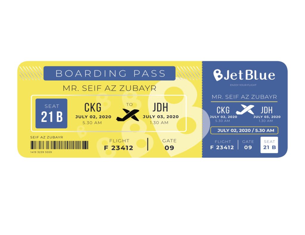 Jet blue branding